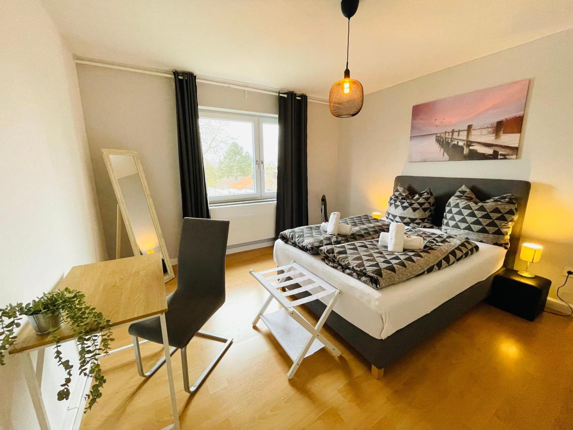 Apartment Sonniges Apartment, W-lan, Parkplatz, Autobahnnah, S-bahn , Messe *